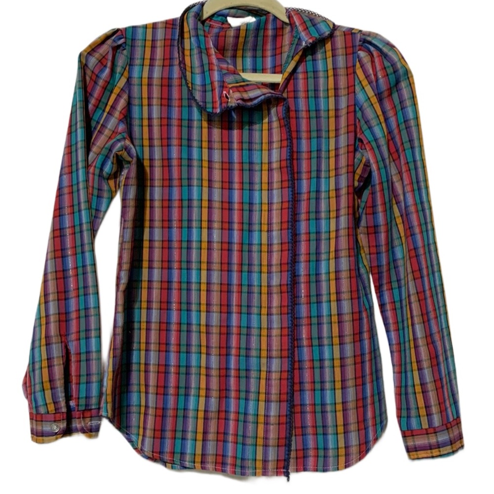 COPY - Vintage Wrangler Plaid Long Sleeve Button Down Shirt